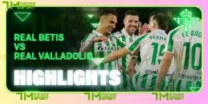 Khoảnh khắc ăn mừng bàn thắng của cầu thủ Real Betis trong trận đấu với Real Valladolid - 7m