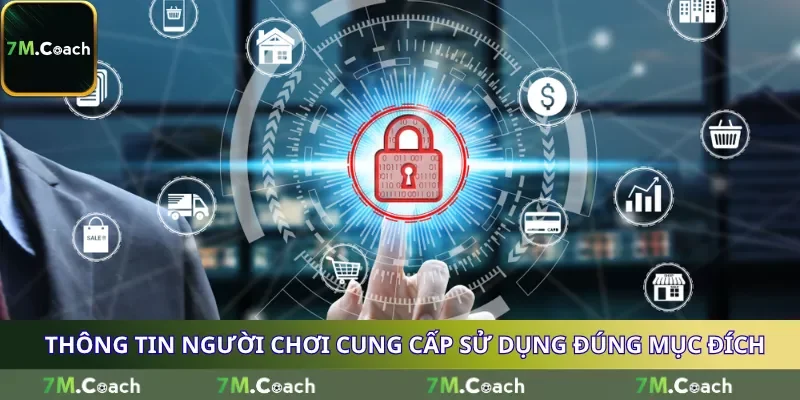 Thông tin người chơi cung cấp sử dụng đúng mục đích