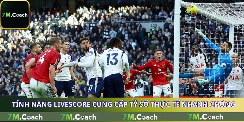 Tính năng Livescore cung cấp tỷ số thực tế nhanh chóng Tính năng Livescore cung cấp tỷ số thực tế nhanh chóng