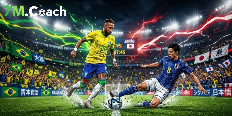 Đánh giá thế trận Brazil VS Nhật Bản