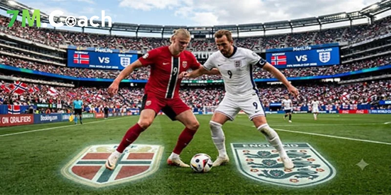 Đội hình ra sân dự kiến Na Uy VS Anh